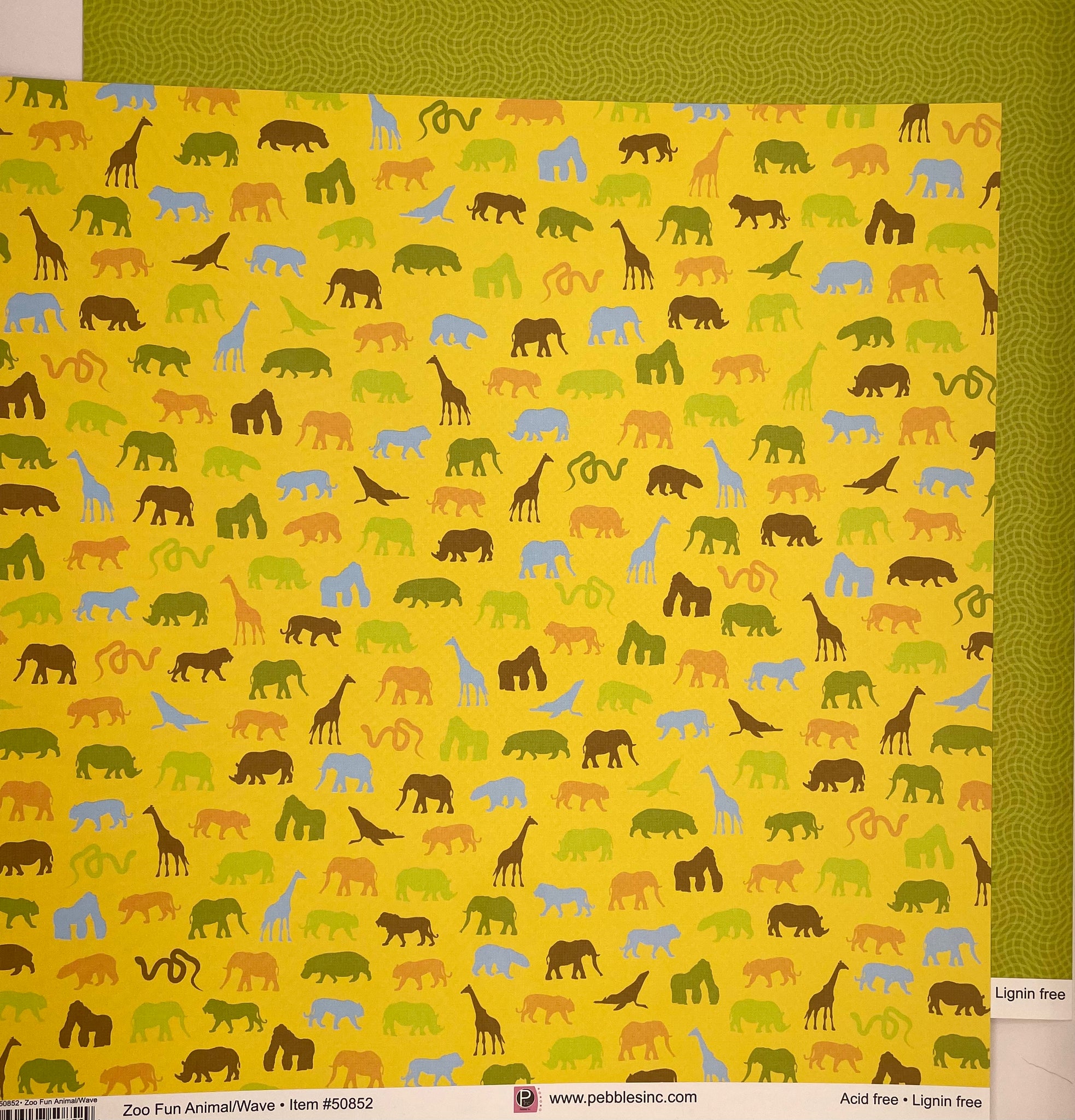 Zoo Fun Animal / Wave Paper