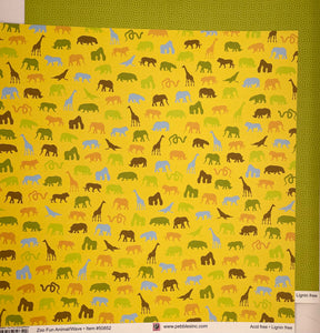 Zoo Fun Animal / Wave Paper