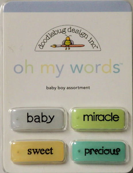 Doodlebug Oh My Words Embellishment Collection