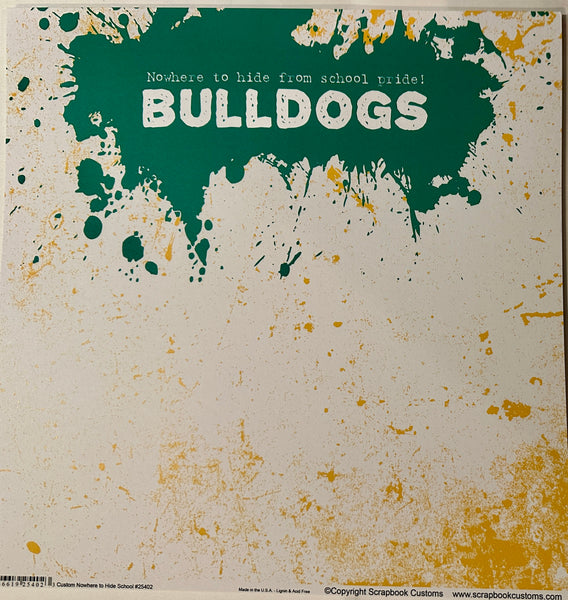 Nowhere To Hide Bulldogs Paper