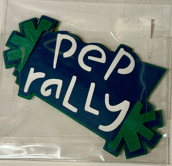 Cheerleading Pep Rally Diecut