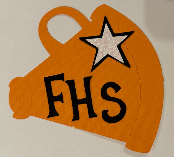 Cheerleading Megaphone Die Cut