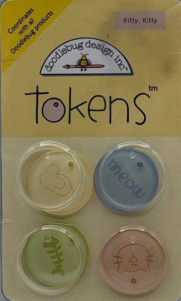 Doodlebug Tokens Embellishments