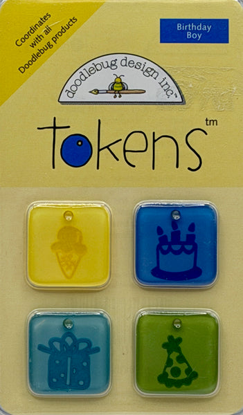 Doodlebug Tokens Embellishments