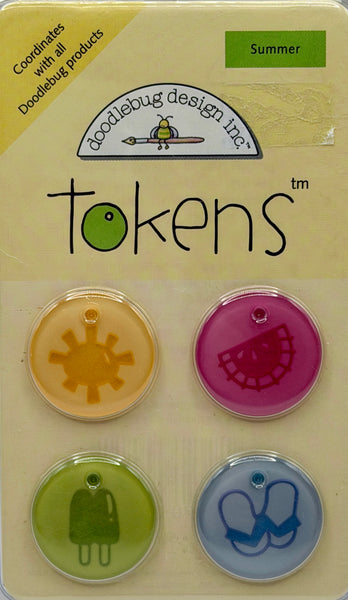 Doodlebug Tokens Embellishments
