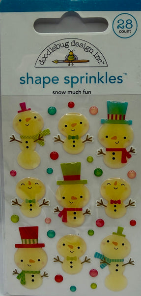 Doodlebug Shape Sprinkles Epoxy Stickers