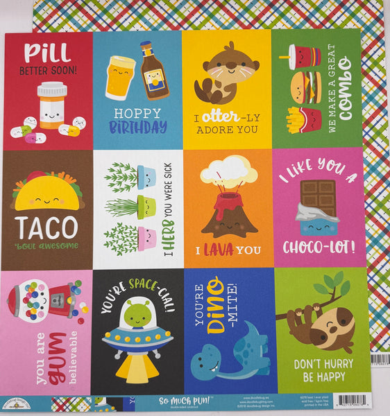 Doodlebug So Much Pun 12x12 Paper Collection
