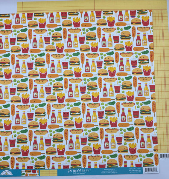 Doodlebug So Much Pun 12x12 Paper Collection