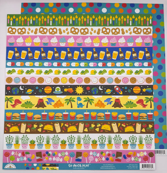 Doodlebug So Much Pun 12x12 Paper Collection