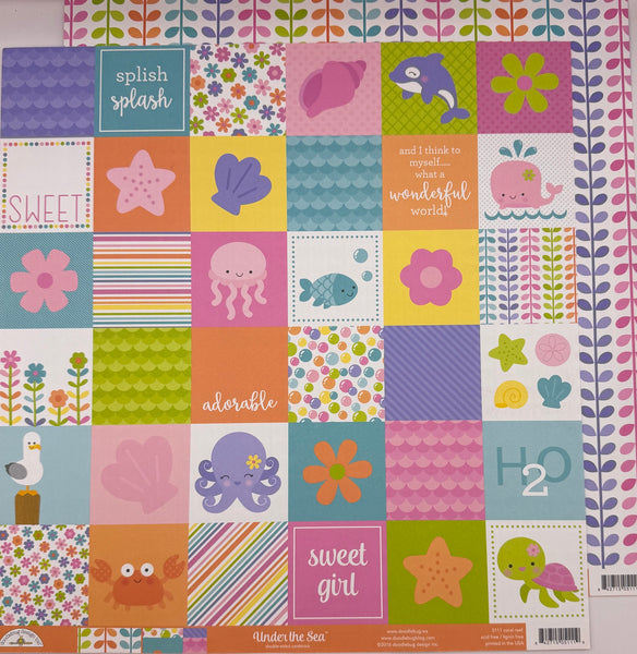 Doodlebug Design Under the Sea 12x12 Paper Collection
