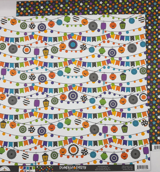 Doodlebug Design Pumpkin Party 12x12 Paper Collection