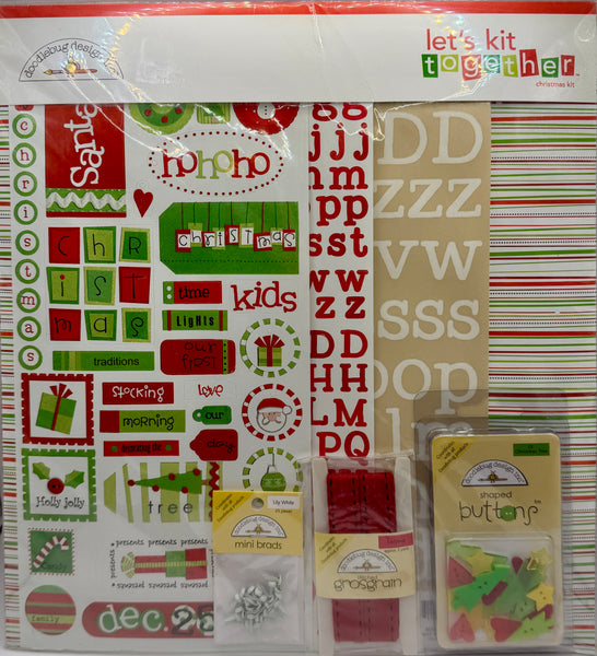Doodlebug Design Let's Kit Together Christmas Kit