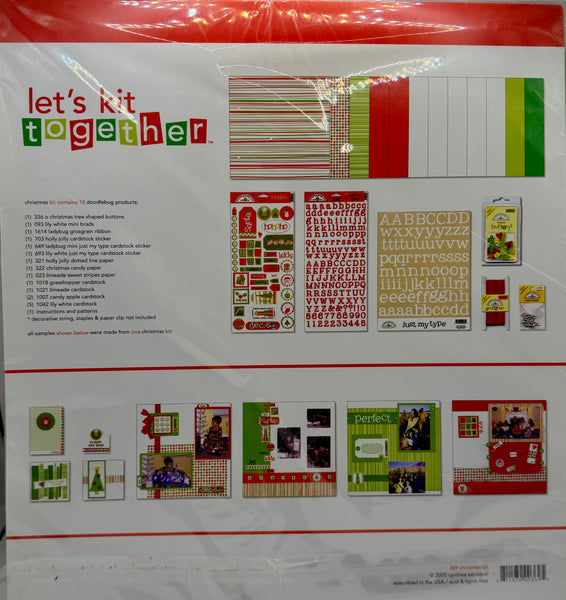 Doodlebug Design Let's Kit Together Christmas Kit