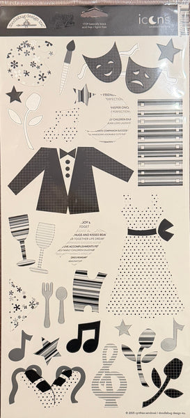 Doodlebug Design Graduation 6x12 Cardstock Stickers