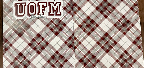 U of M Grizzlies Plaid and Companion Paper