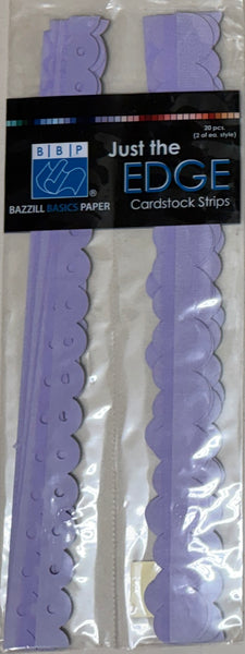 Bazzill Just the Edge Cardstock Strips Collection