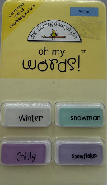 Doodlebug Oh My Words Embellishment Collection