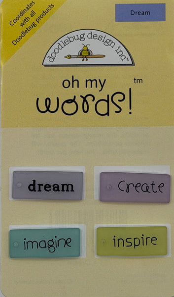 Doodlebug Oh My Words Embellishment Collection
