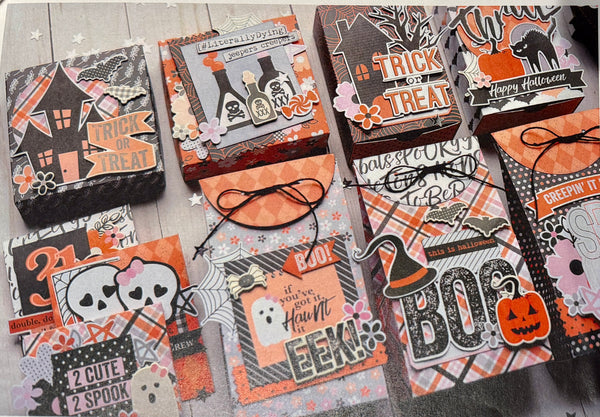 Simple Stories Happy Haunting Treat Boxes Class Kit