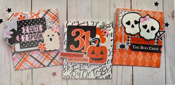 Simple Stories Happy Haunting Treat Boxes Class Kit