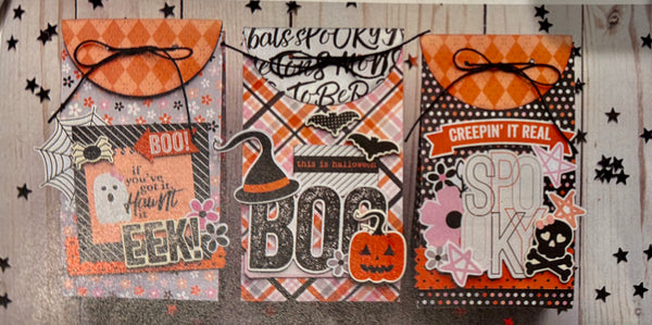 Simple Stories Happy Haunting Treat Boxes Class Kit