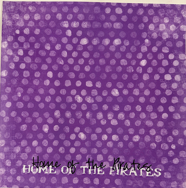 Home of the Pirates Graffiti Dots 12x12 Paper