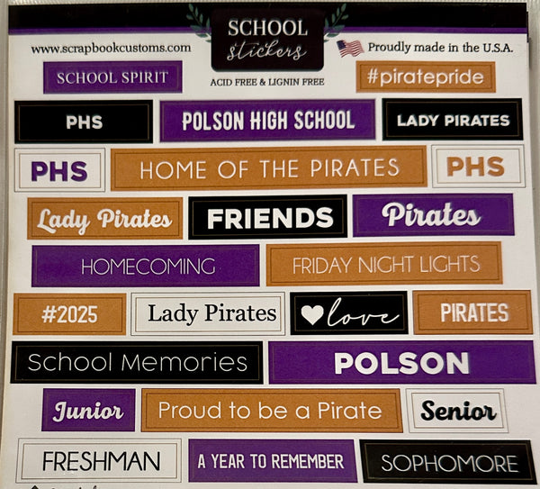 School Wordbits Stickers