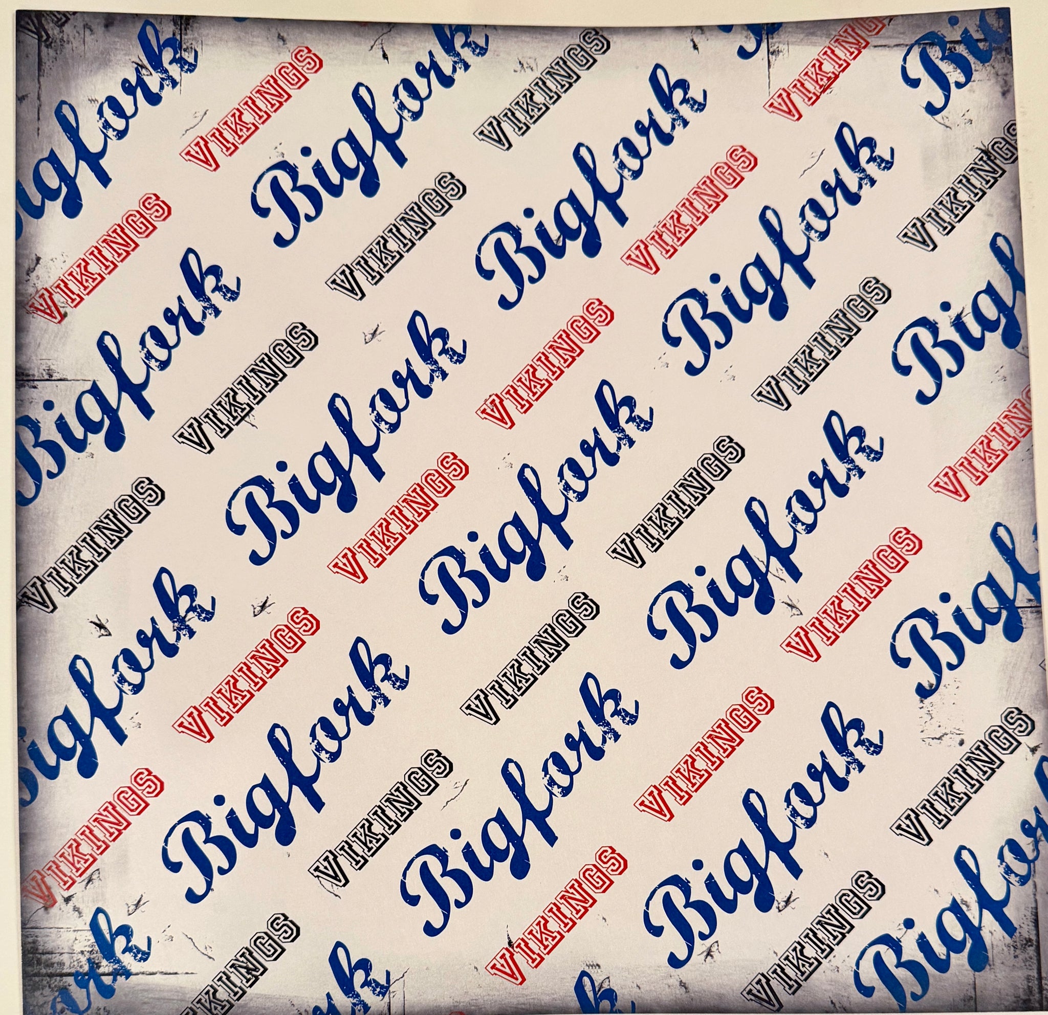 Grungy Pride Bigfork Vikings Paper
