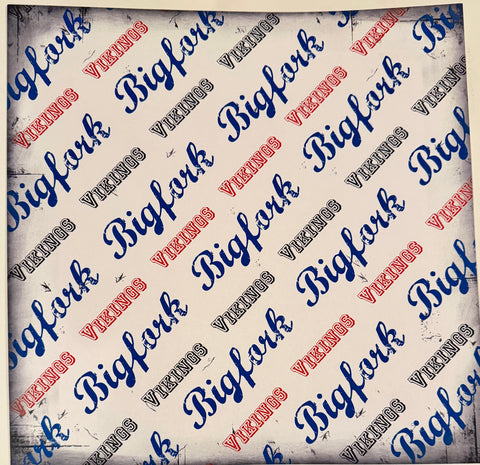 Grungy Pride Bigfork Vikings Paper