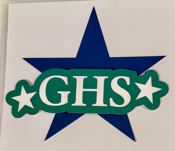 Star Initials Diecut GHS