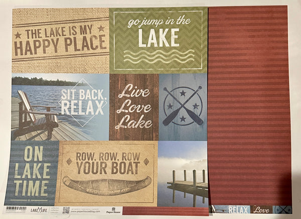 Lake Life 12x12 Papers