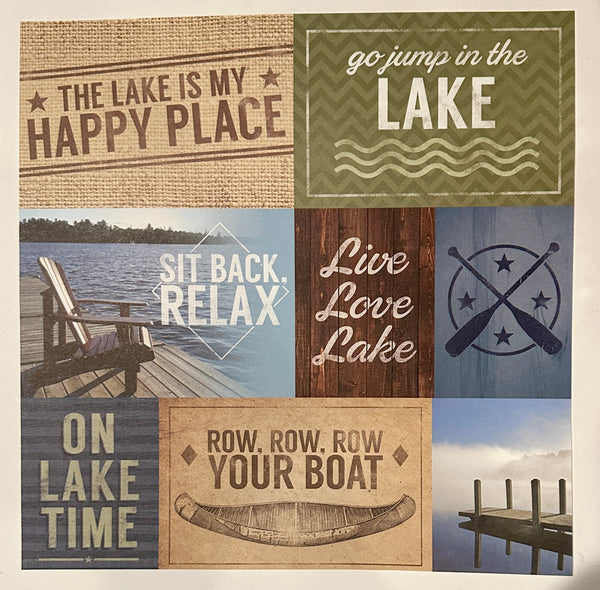 Lake Life 12x12 Papers