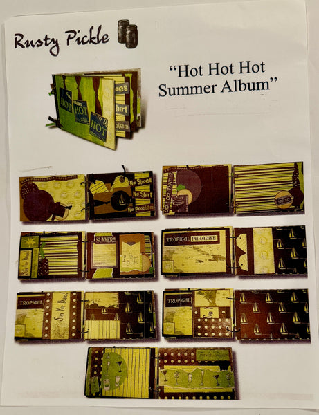 Panama Jack Hot Hot Hot Summer Chipboard Album Kit