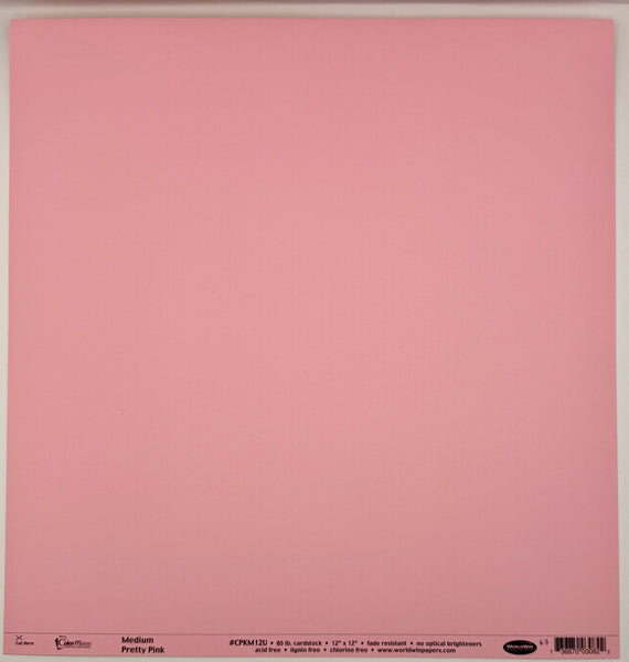 ColorMates Smooth Cardstock Pretty Pink