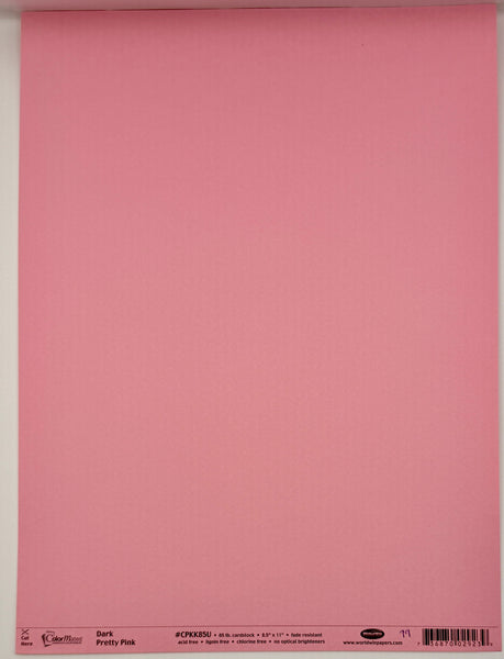 ColorMates Smooth Cardstock Pretty Pink