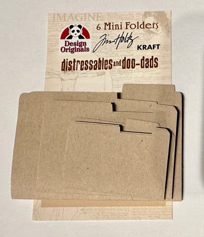 Tim Holtz Mini Folders Diecuts