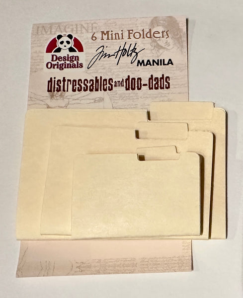 Tim Holtz Mini Folders Diecuts