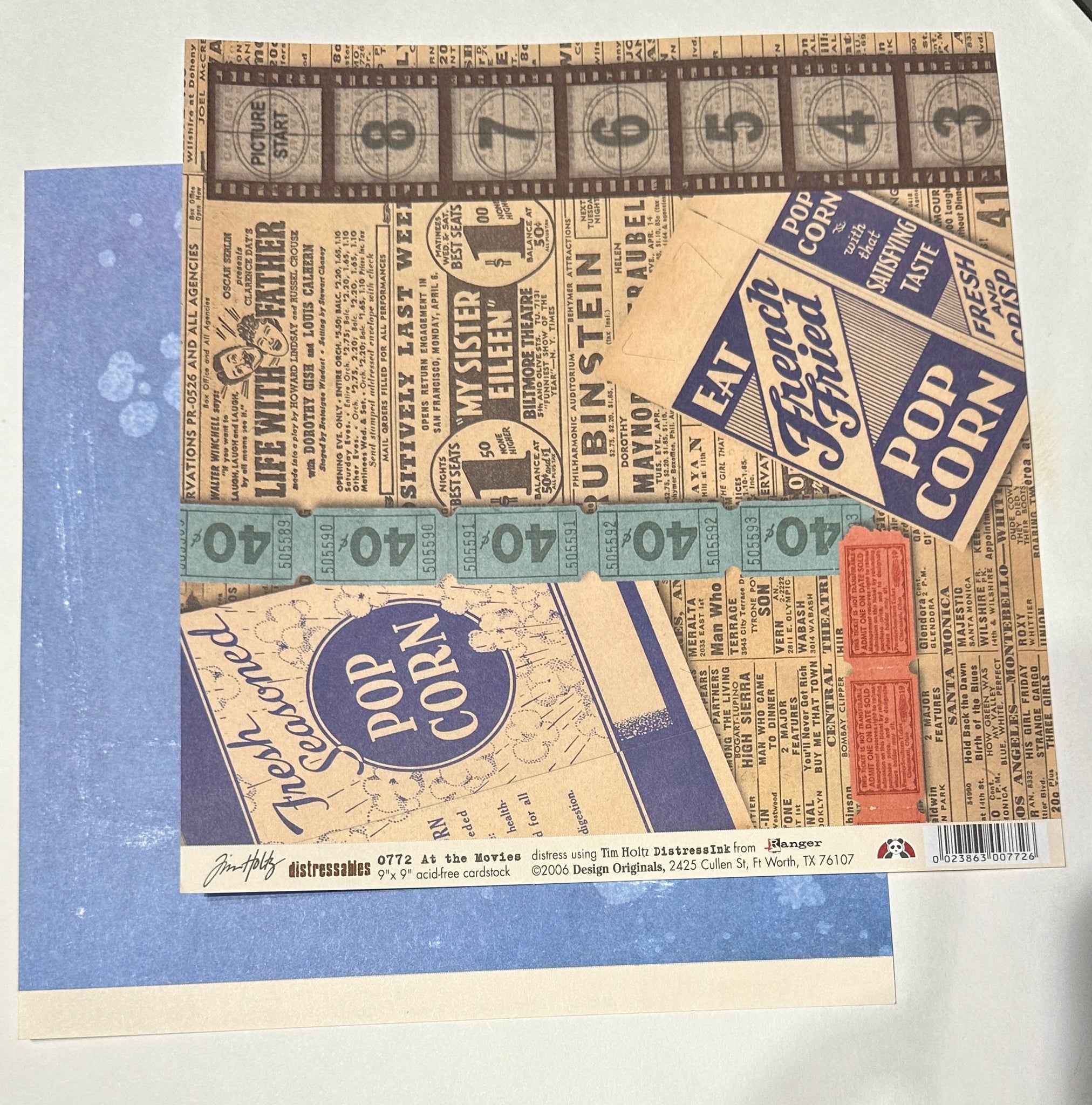 Tim Holtz Distressables 9x9 Paper
