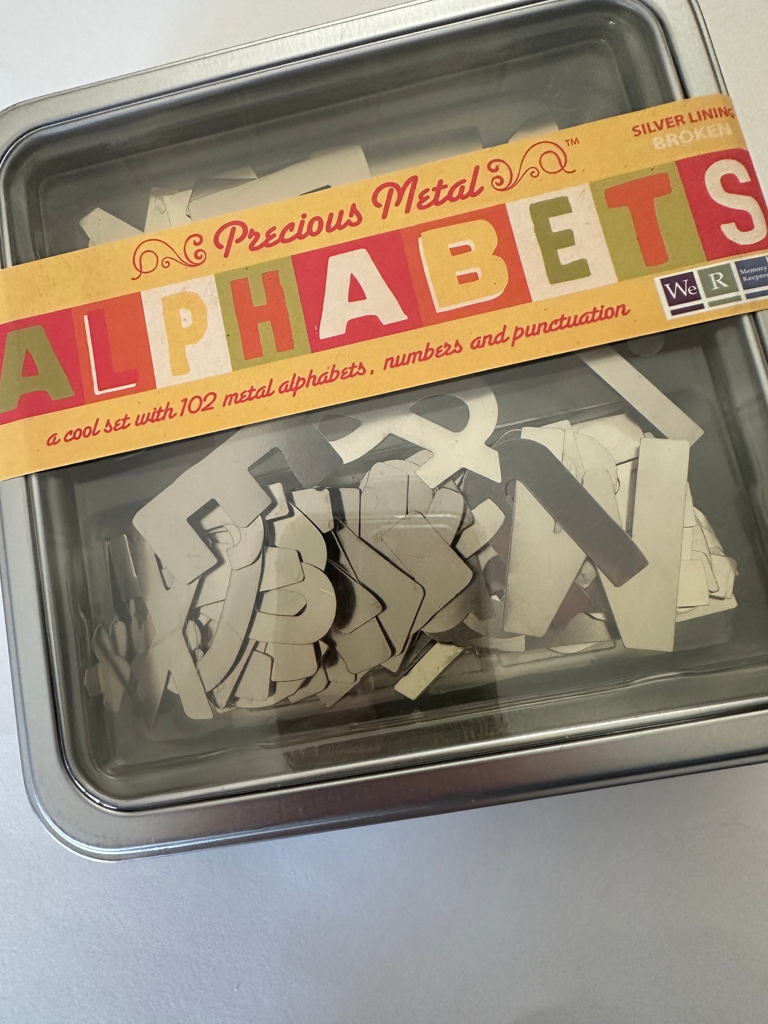 Precious Metal Alphabets
