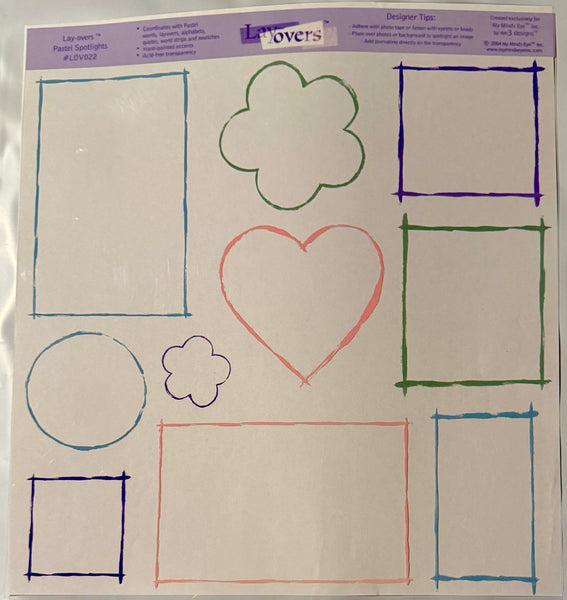 MME Lay-overs 12x12 Designed Overlay Sheet