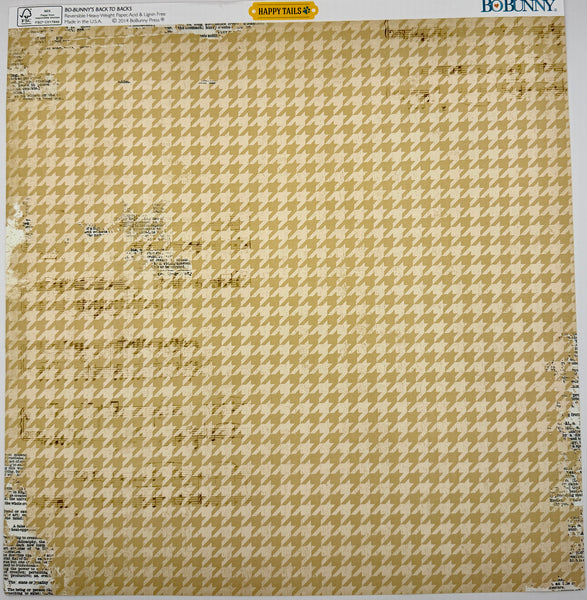 BoBunny Happy Tails Pets 12x12 Paper Collection