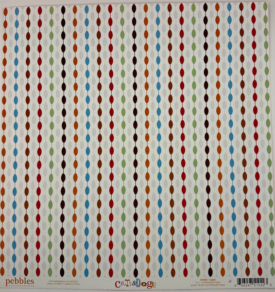 Pebbles Cats & Dogs 12x12 Paper Collection