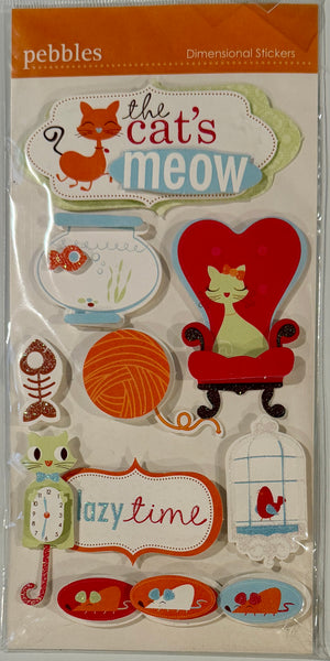Pebbles Cats & Dogs Stickers