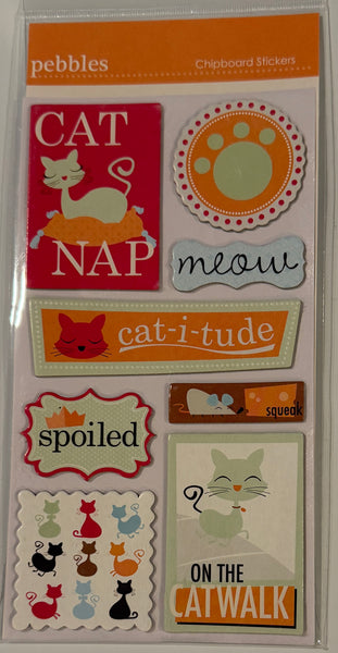 Pebbles Cats & Dogs Stickers