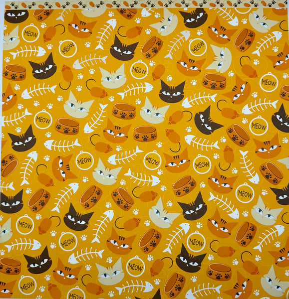 Reminisce Bad Kitty 12x12 Paper