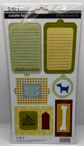 SEI Park Buddies Dog Collection Embellishments