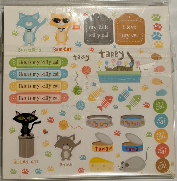 Cat Scrapbook Kit in a Stack 8x8