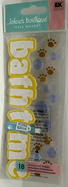 Jolee's Title Waves Dog Stickers