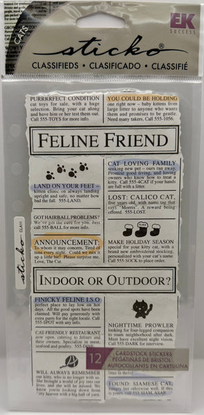 Sticko Classifieds Cat & Dog Stickers