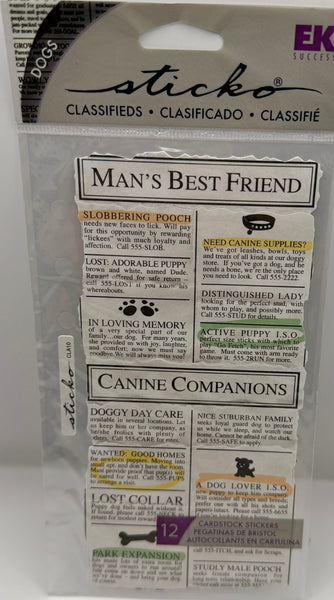 Sticko Classifieds Cat & Dog Stickers